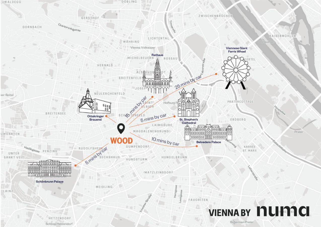 Numa Vienna Woodアパートホテル エクステリア 写真